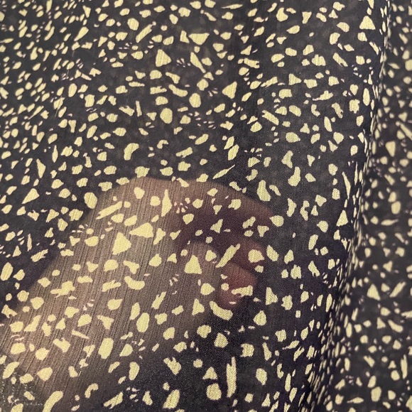 Esprit Purple Women’s Button Down Sheer Shirt Size XL - Picture 13 of 14